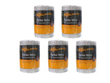 5 Rolls of Gallagher 656' White Turbo Wire for Electric Fence