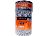 Gallagher Turbo Braid 1312' with Free 328' Electric Fence horse rope with orange label