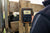 Gallagher W-1 Livestock Scale Indicator being calibrated at a livestock chute and shows cables to the load bars