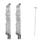 2 Rolls of white Gallagher Sheep and goat  Net Kit plus Ground Rod from Gallagher Electric Fence